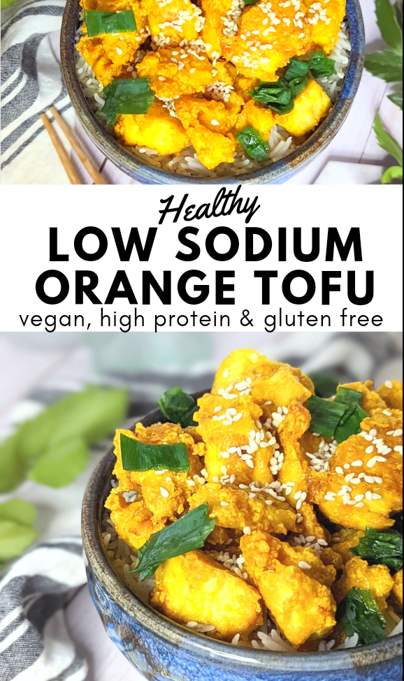 low sodium orange tofu recipe no salt tofu recipes healthy low sodium vegan and vegetarian dinner ideas
