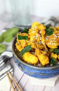 Low Sodium Orange Tofu Recipe (Vegetarian, Vegan)