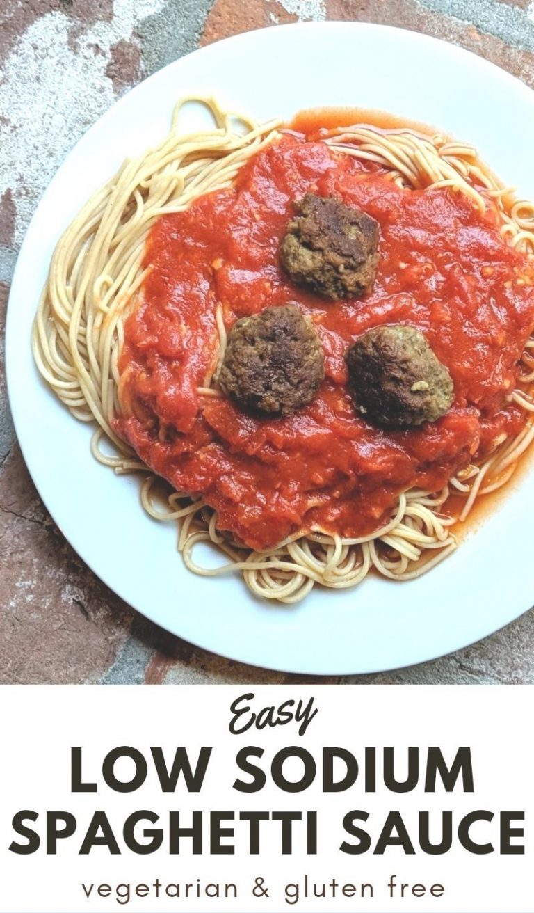 Low Sodium Spaghetti Sauce Recipe (No Salt Added)