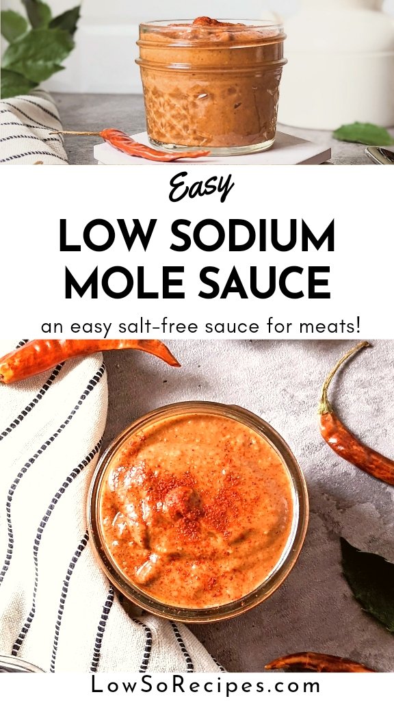 low sodium mole sauce recipe without salt healthy mole no sugar homemade mole low salt sauce recipes