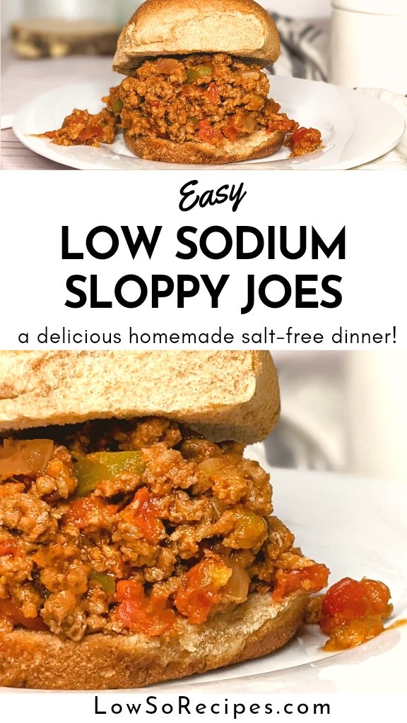low sodium sloppy joes recipe no salt healthy homemade sloppy joe's without salt