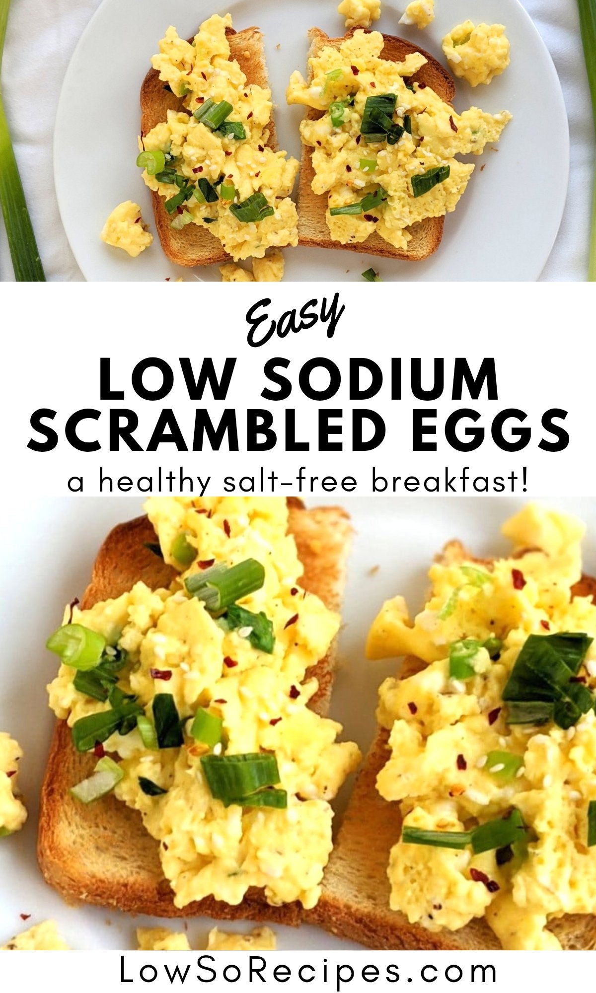 low sodium scrambled eggs recipe breakfasts without salt free brunch ideas healthy homemade breakfast recipes without salt