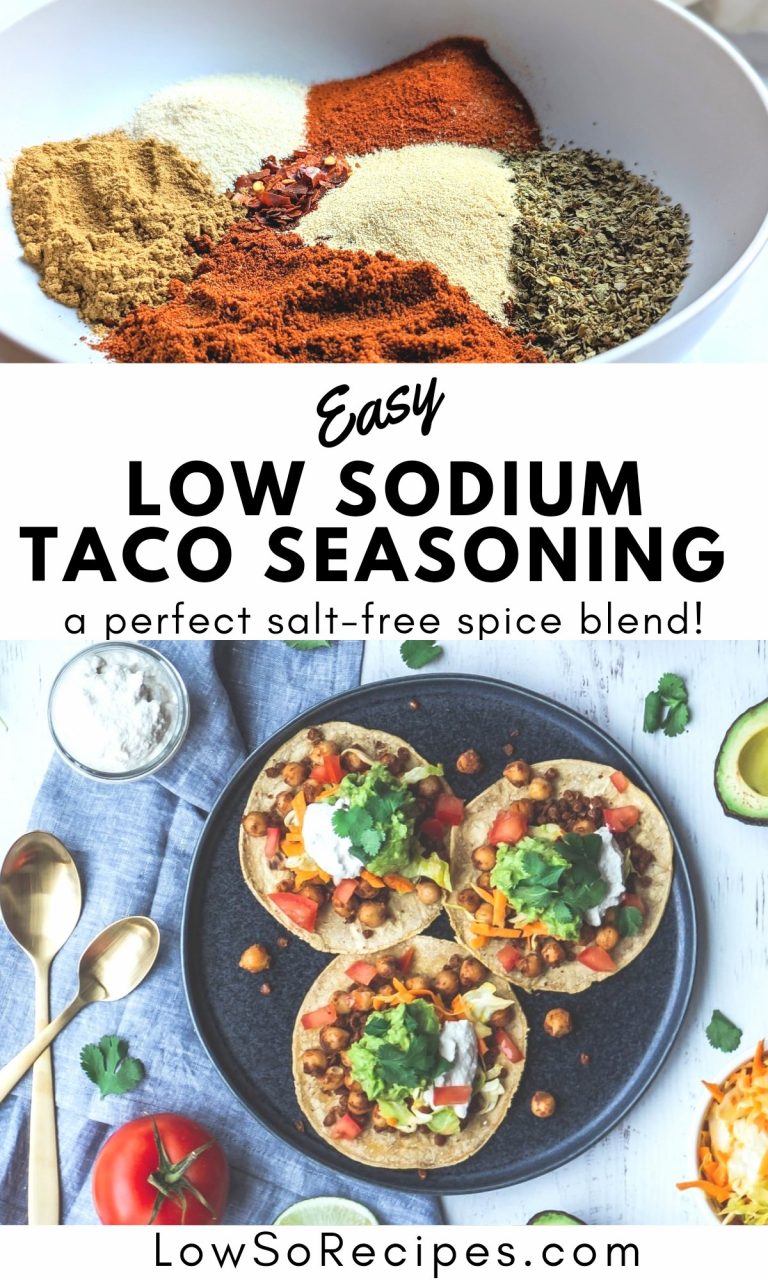 Low Sodium Taco Seasoning Recipe No Salt Added