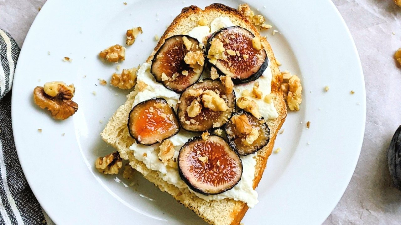 low sodium ricotta toast recipe healthy low sodium breakfasts with fruits, nuts, and low salt cheese