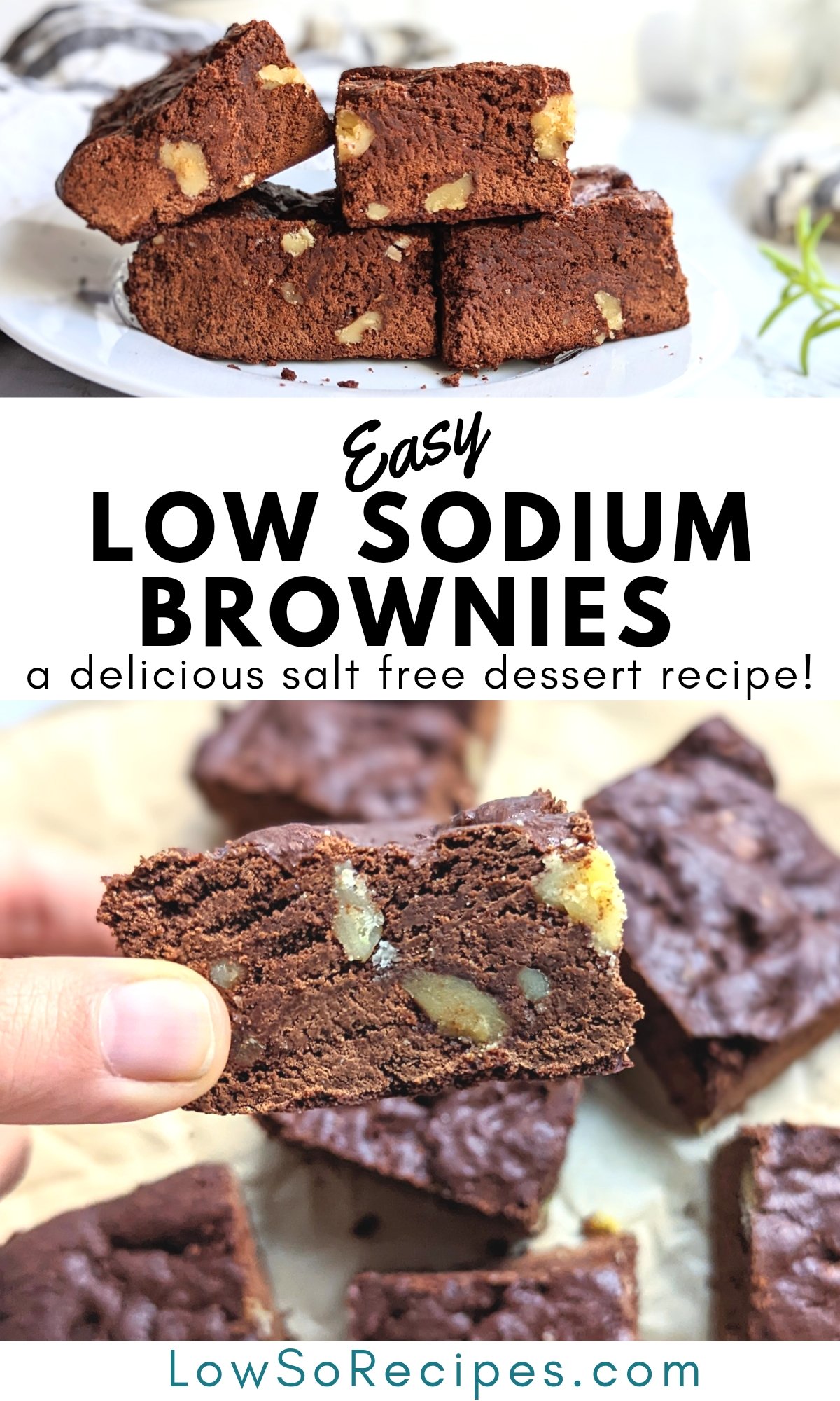 low sodium brownies recipe no salt healthy low salt brownies desserts without salt