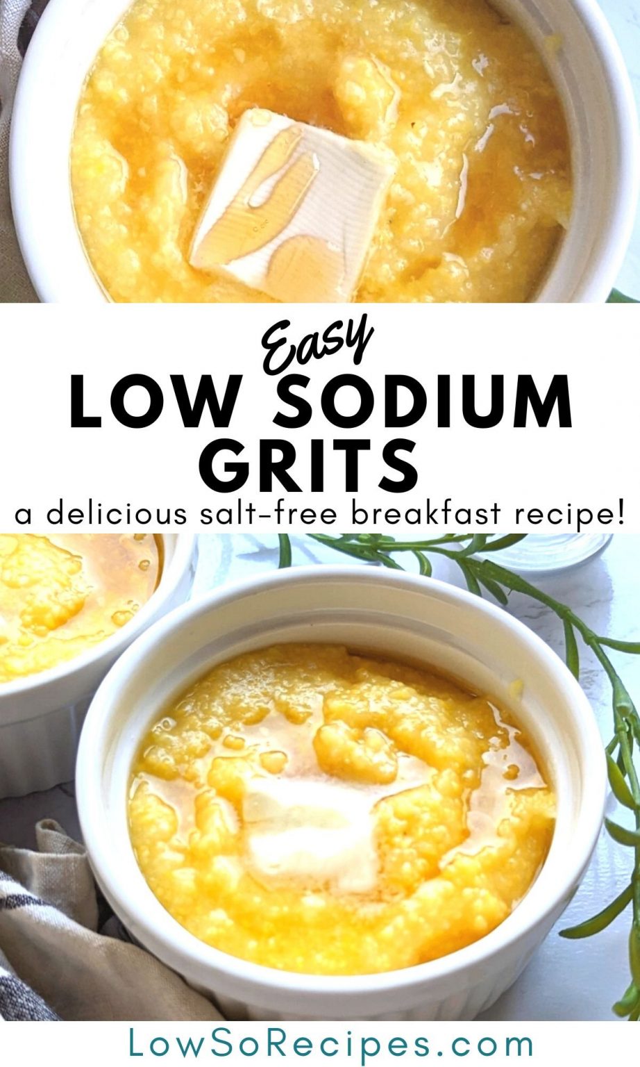 Low Sodium Grits Recipe (No Salt Added) Low So Recipes