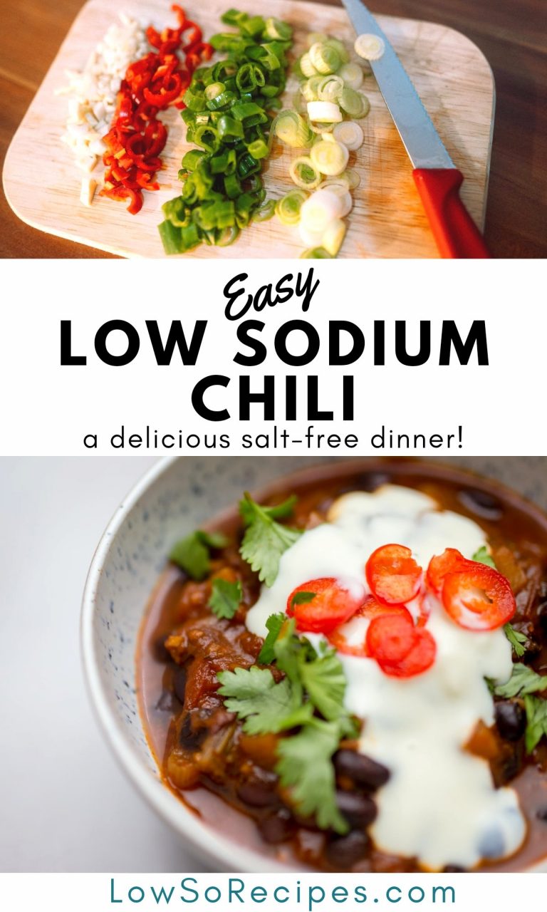 Low Sodium Chili with Beef Recipe (No Salt Added) Low So Recipes