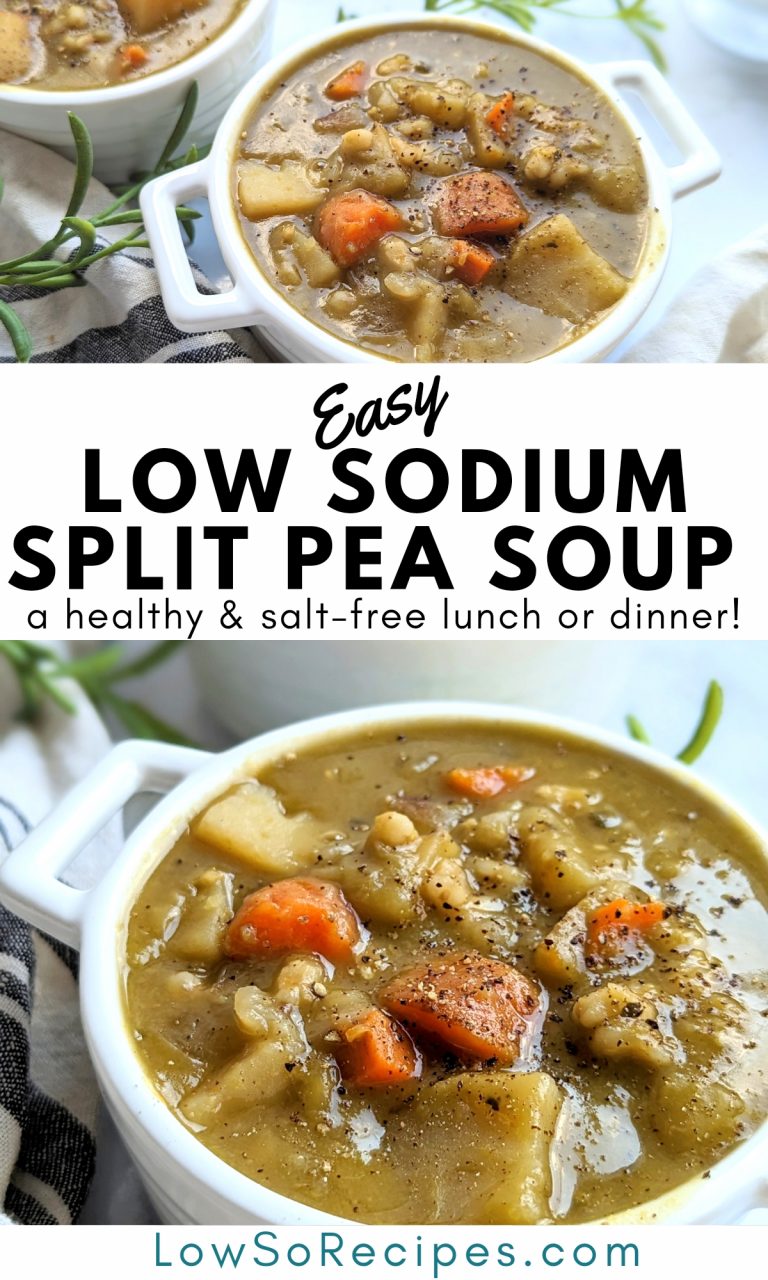 Low Sodium Split Pea Soup Recipe Low So Recipes