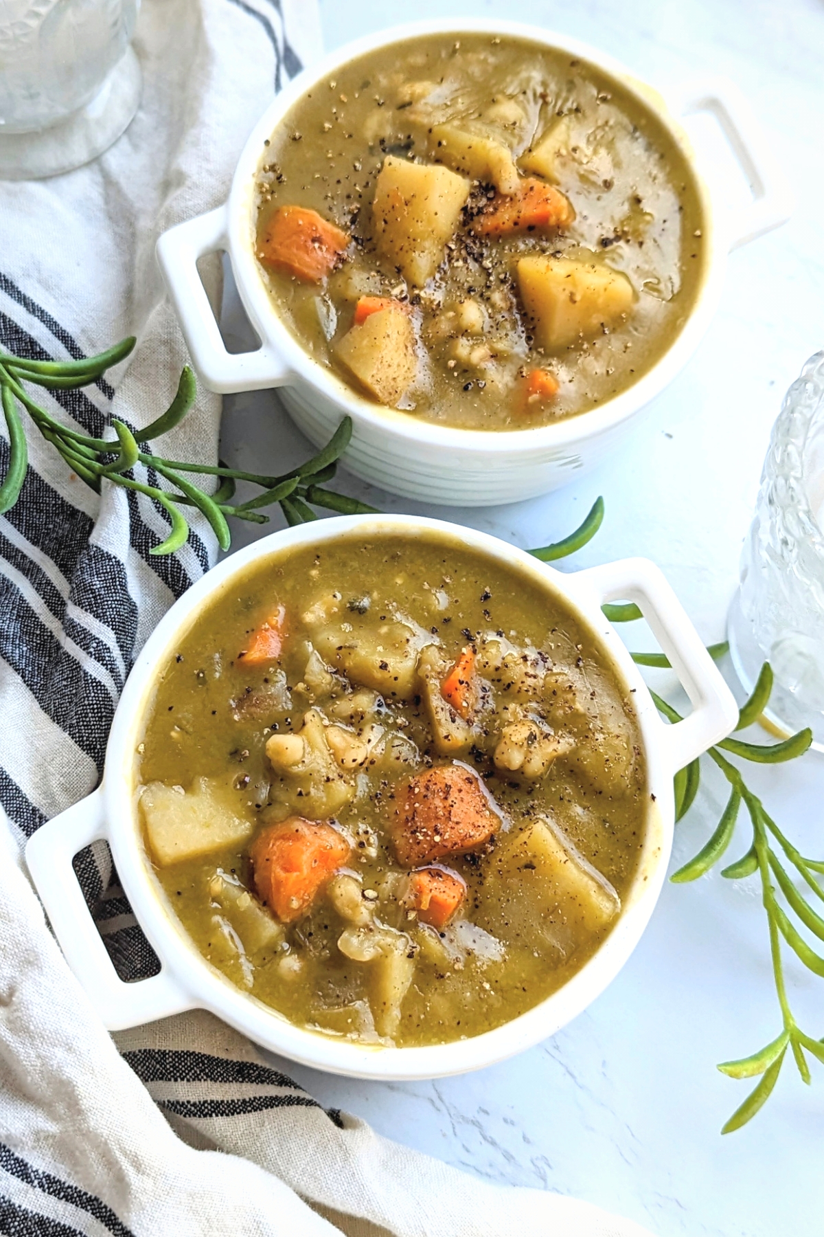 salt free split pea soup no salt added healthy soups without salt vegetarian soup no ham split pea without ham