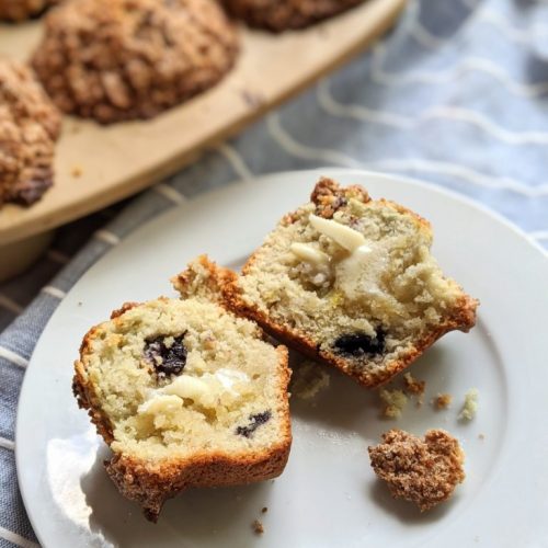 unsalted butter muffin recipe heart healthy blueberry muffins without salt low sodium breakfast muffins on a plate