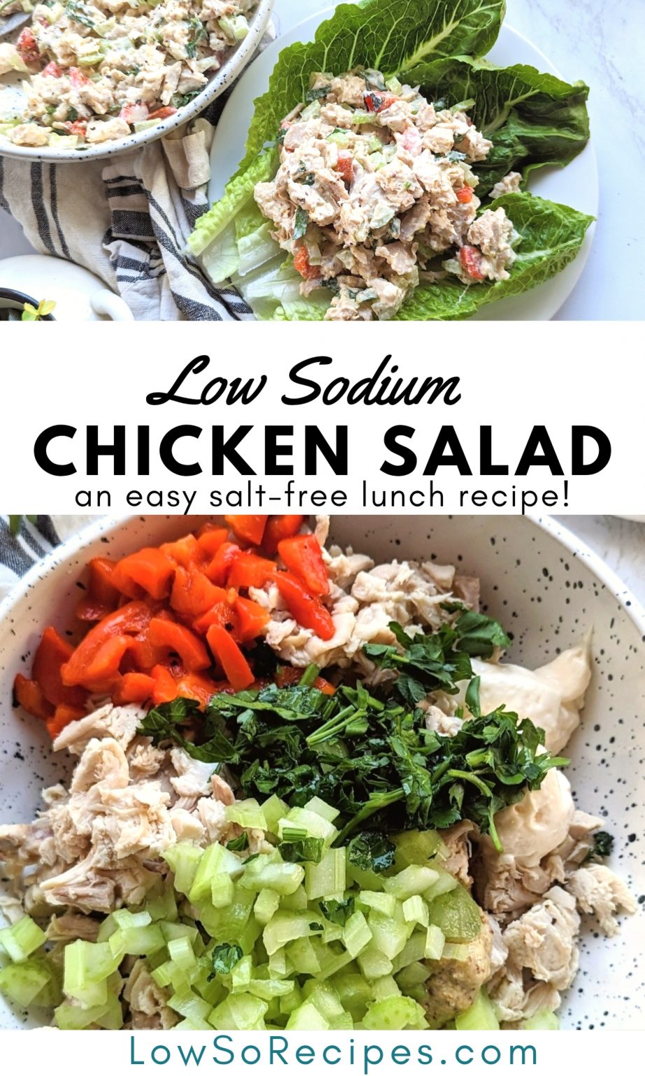 Low Sodium Chicken Salad Recipe No Salt Added 
