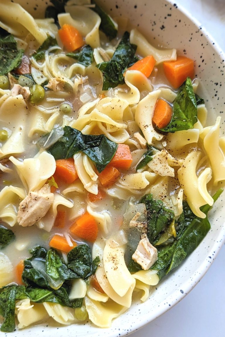 Low Sodium Chicken Noodle Soup Recipe (No Salt Added)