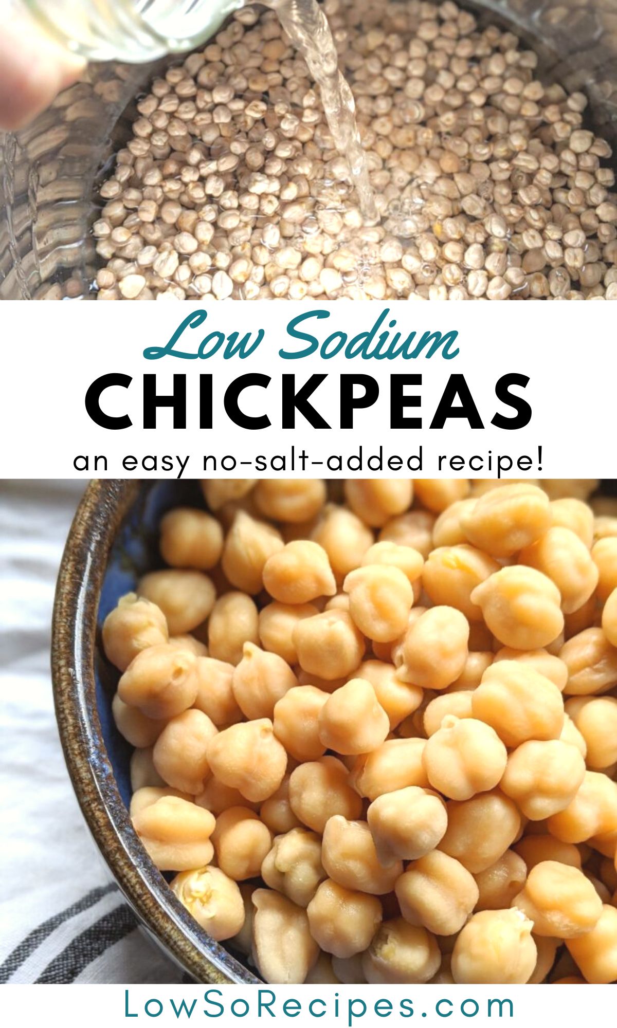 low sodium chickpeas recipe no salt added beans for lunch or dinner vegan vegetarian stove top or pressure cooker beans without salt
