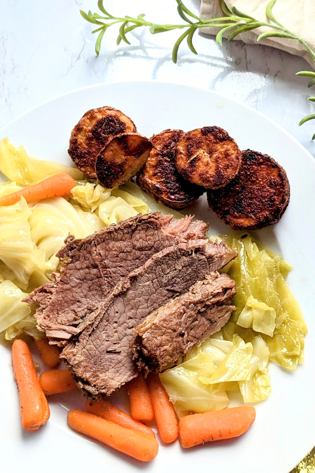 Low Sodium Corned Beef and Cabbage Recipe