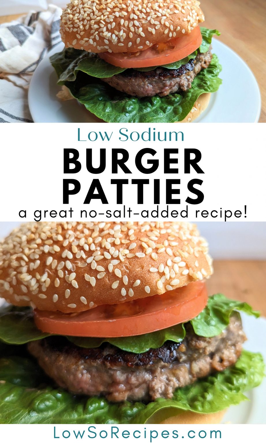 Low Sodium Burger Patties Recipe - Low So Recipes