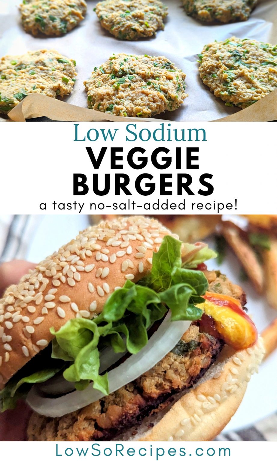 Low Sodium Veggie Burgers Recipe - Low So Recipes