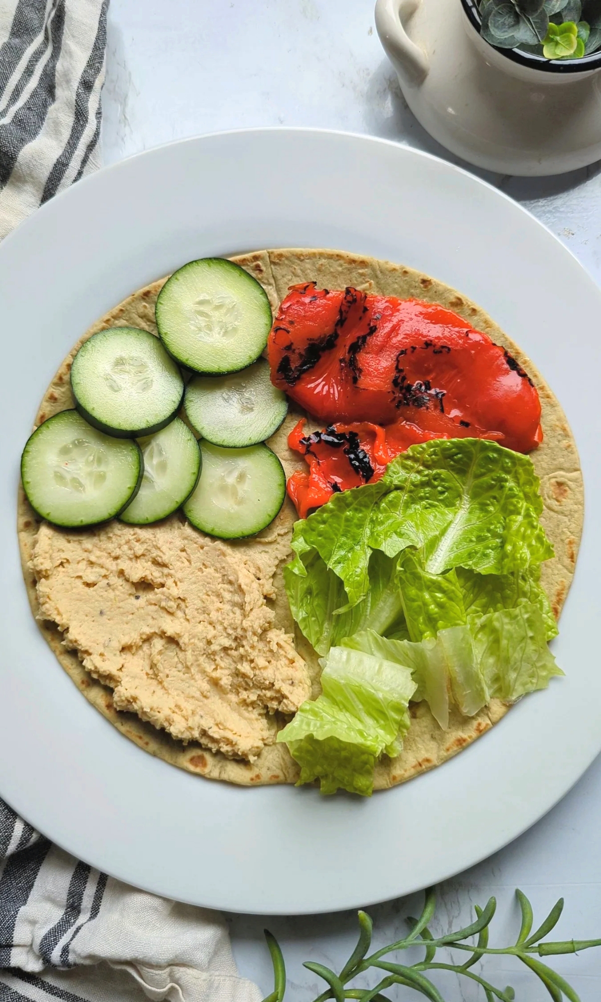 low salt wrap recipes easy low sodium lunch ideas with hummus vegetables and vegetarian sandwich toppings