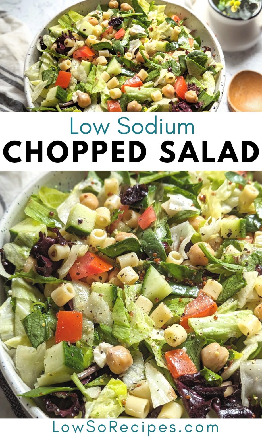 Low Sodium Chopped Salad Recipe - Low So Recipes
