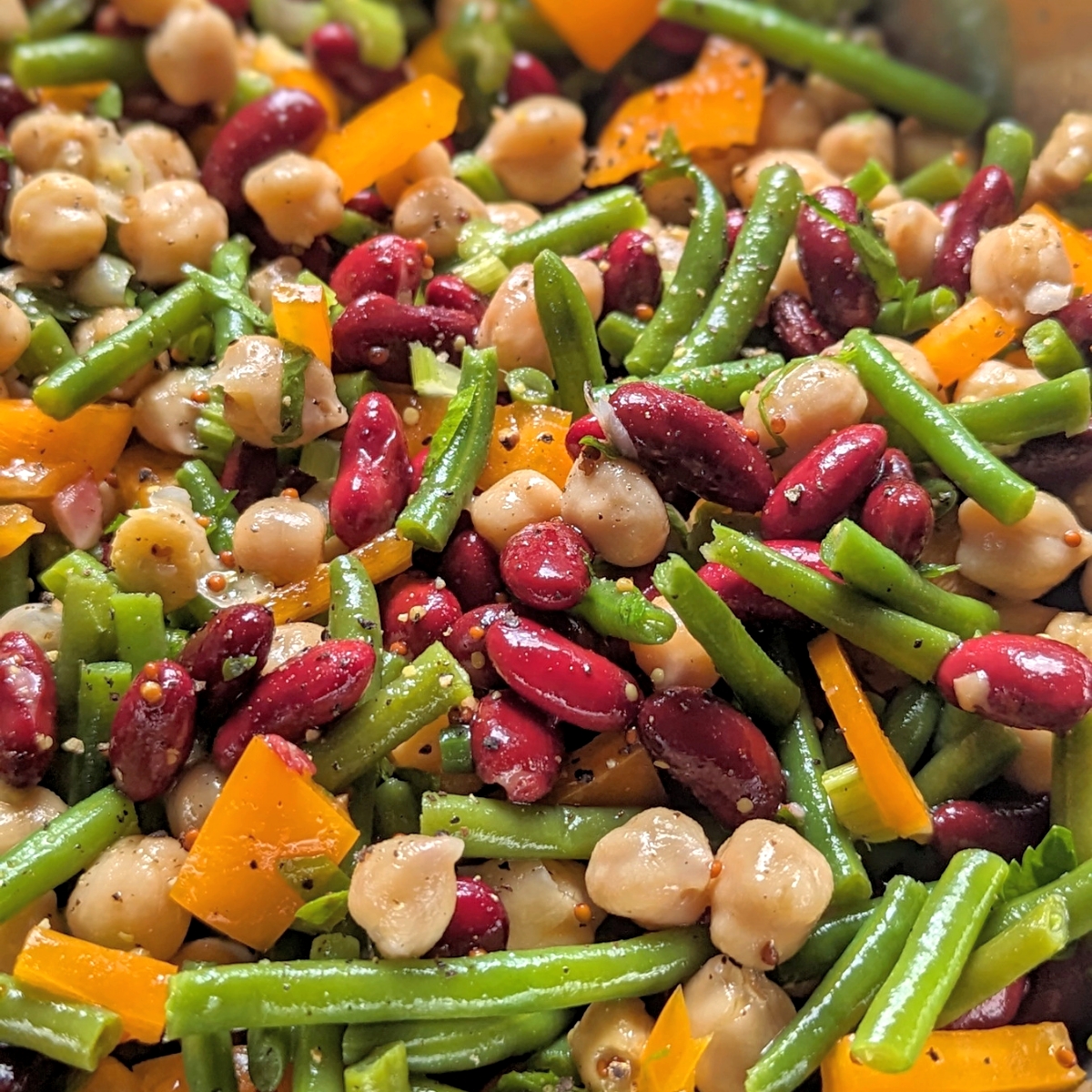 no salt added bean salad recipe with canned green beans low salt bean recipes side dishes low sodium side salads