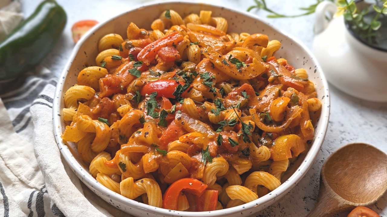 low sodium creole pasta recipe with tomatoes peppers onions garlic and parsley healthy low salt dinner ideas