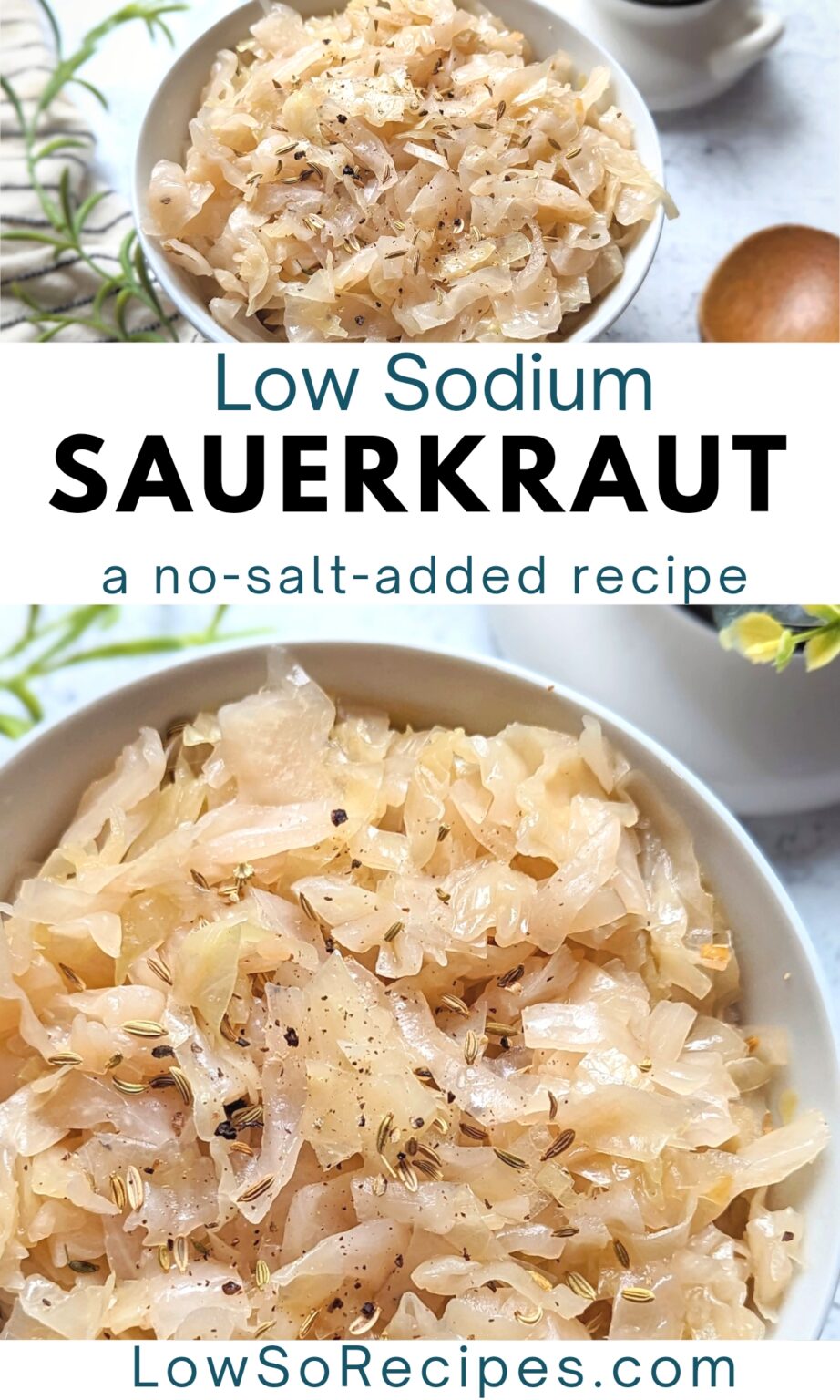 Low Sodium Sauerkraut Recipe (No Salt Added) Low So Recipes
