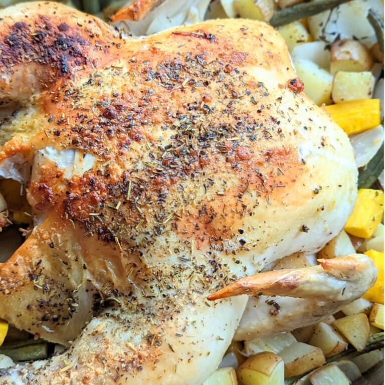 Low Sodium Roasted Chicken and Vegetables Recipe