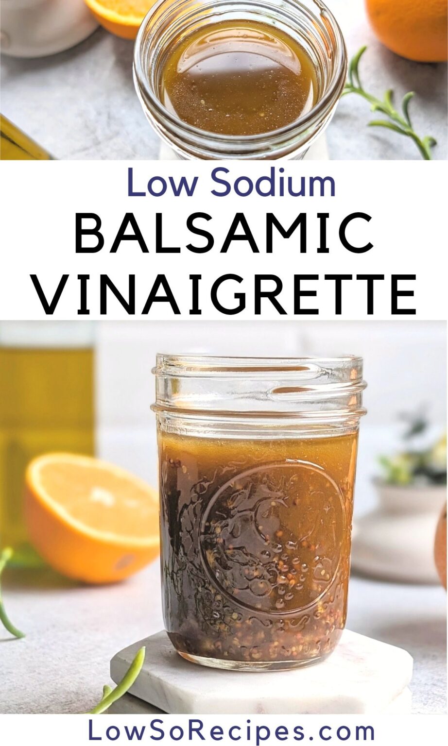 Low Sodium Balsamic Vinaigrette Salad Dressing Recipe Low So Recipes