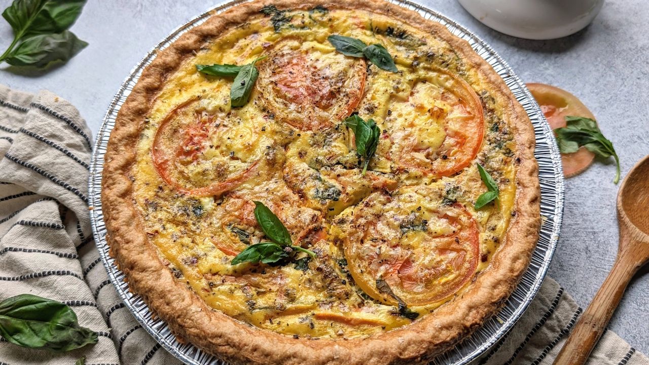 low salt quiche without salt easy low sodium brunch options with eggs tomatoes basil and premade crust
