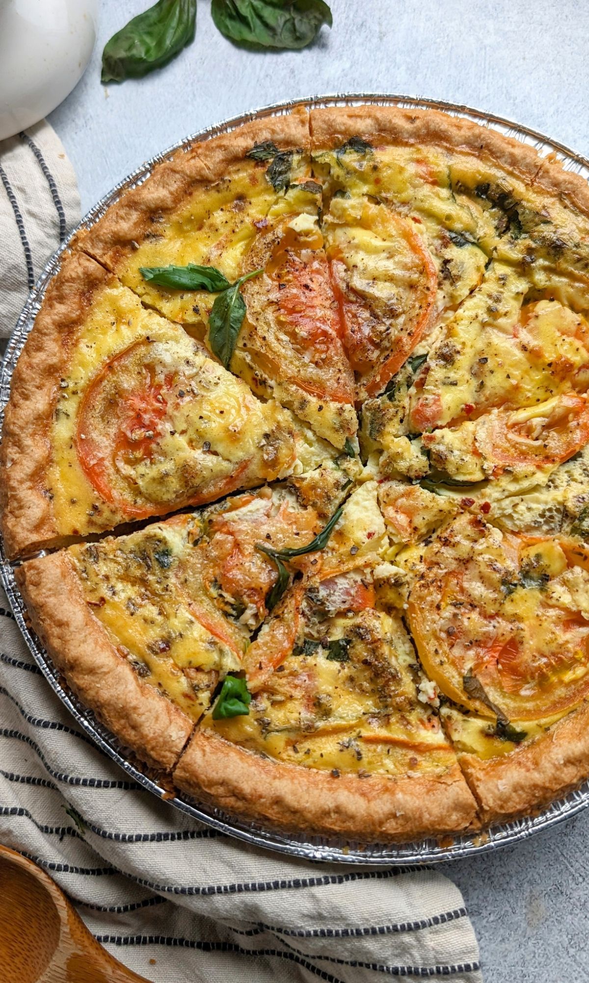 low salt quiche recipe easy low sodium brunch recipes with eggs tomatoes basil and garlic
