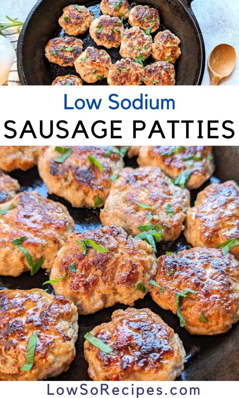 Low Sodium Sausage Recipe (No Salt Added) - Low So Recipes