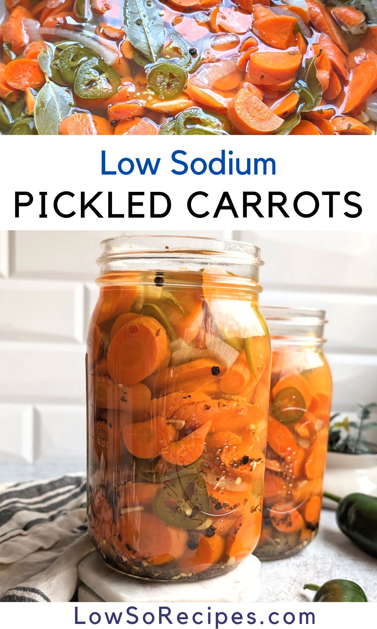 spicy low sodium pickled carrots and jalapeno peppers spicy side dishes low sodium mexican recipes