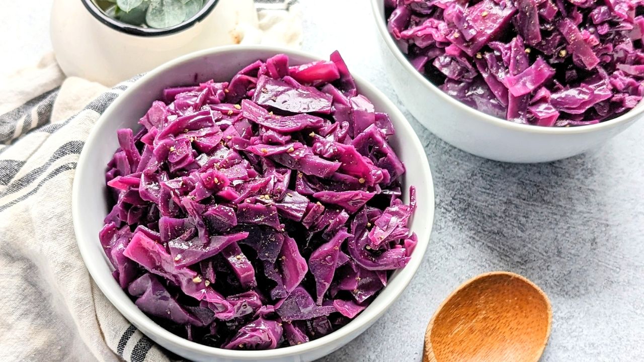 low sodium cabbage recipe easy red cabbage with no salt added side dishes