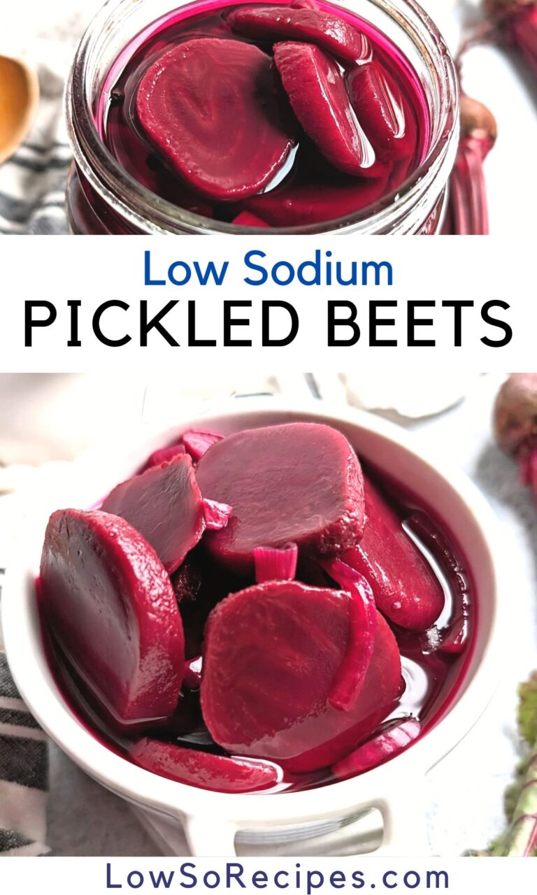 Low Sodium Pickled Beets Recipe (No Salt Added) Low So Recipes