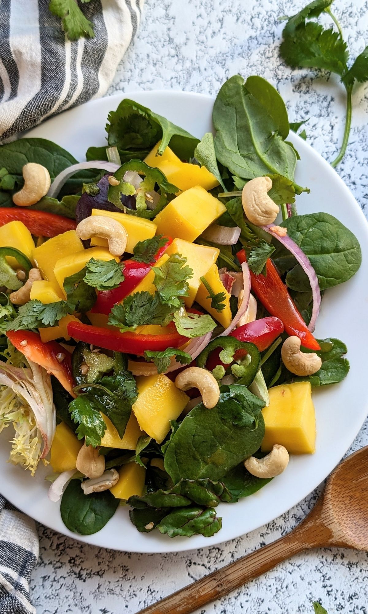 low sodium thai salad with recipe mangoes with sliced onions and no salt added dressings