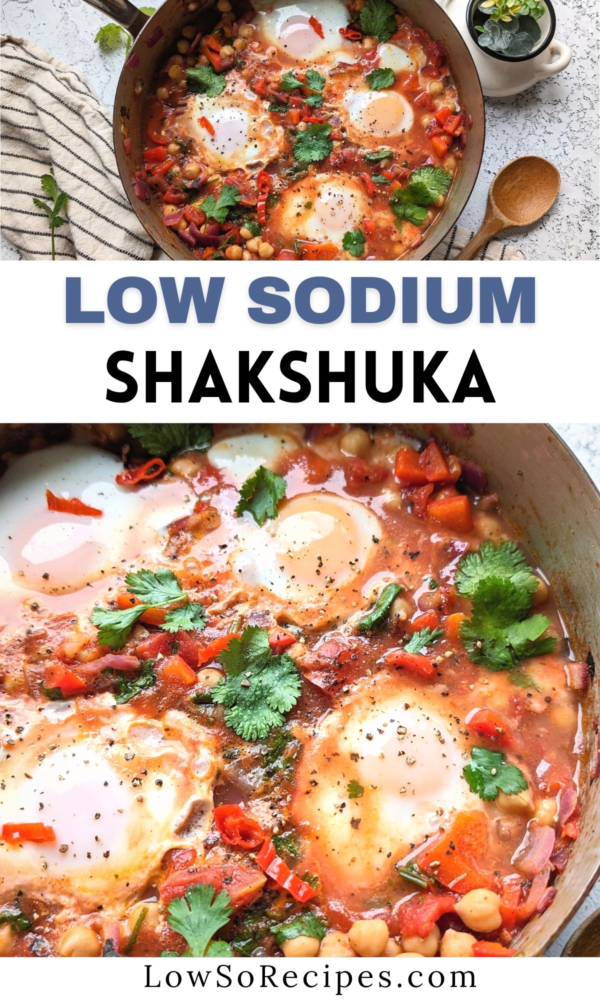 low sodium shakshuka no salt added breakfast recipes with eggs vegetables and spices cooked in one pan