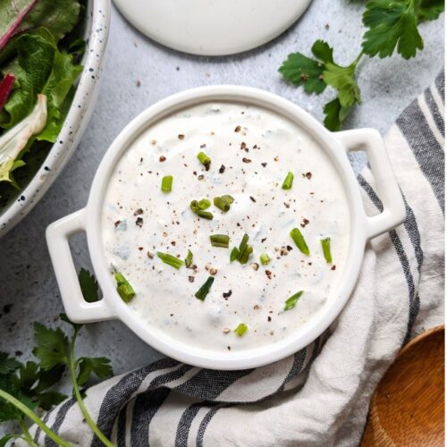 low sodium ranch dressing recipe no salt added ranch dip or ranch dressing for salads with fresh herbs