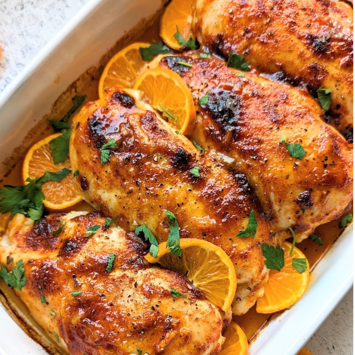 Low Sodium Orange Glazed Chicken Breasts Recipe