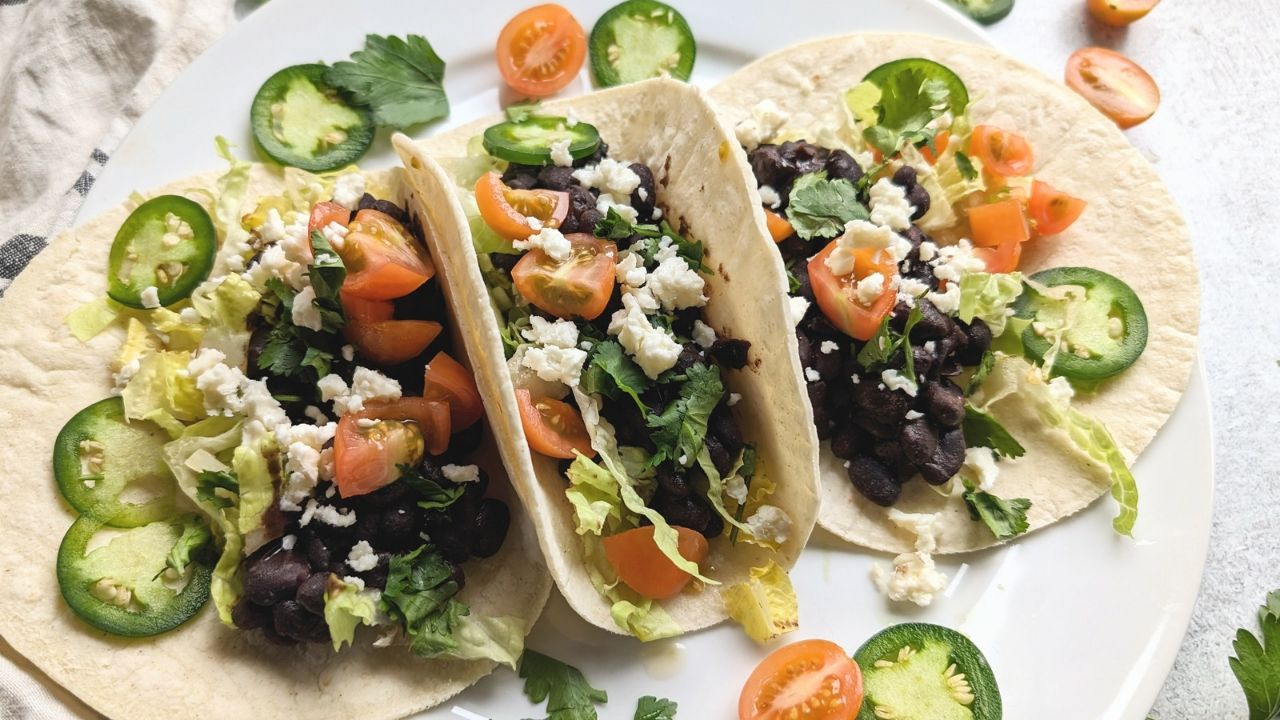low salt tacos with black beans and vegetables low sodium vegetable recipes