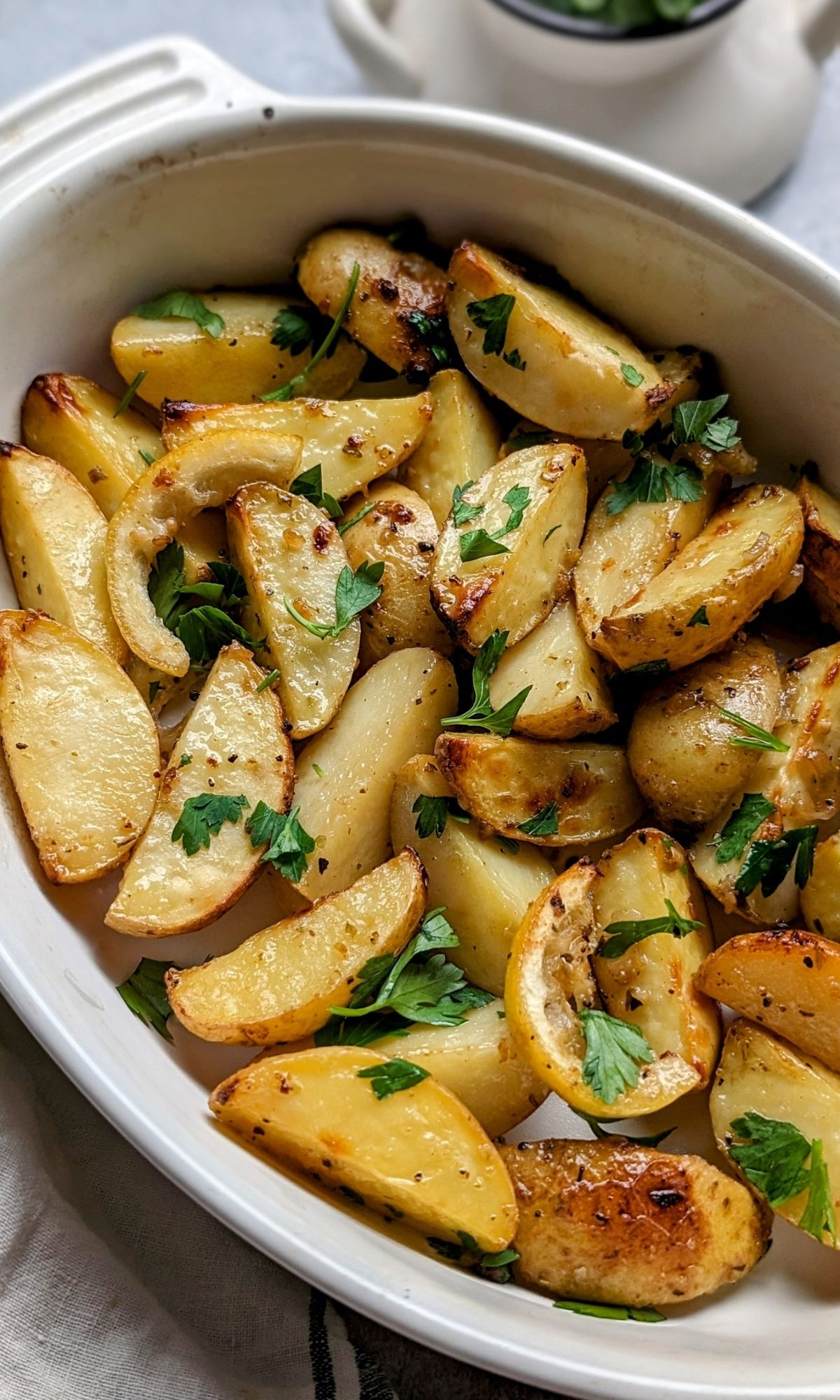 low sodium roasted potatoes with lemon easy potato recipes with no salt added potatoes with lemons and herbs.