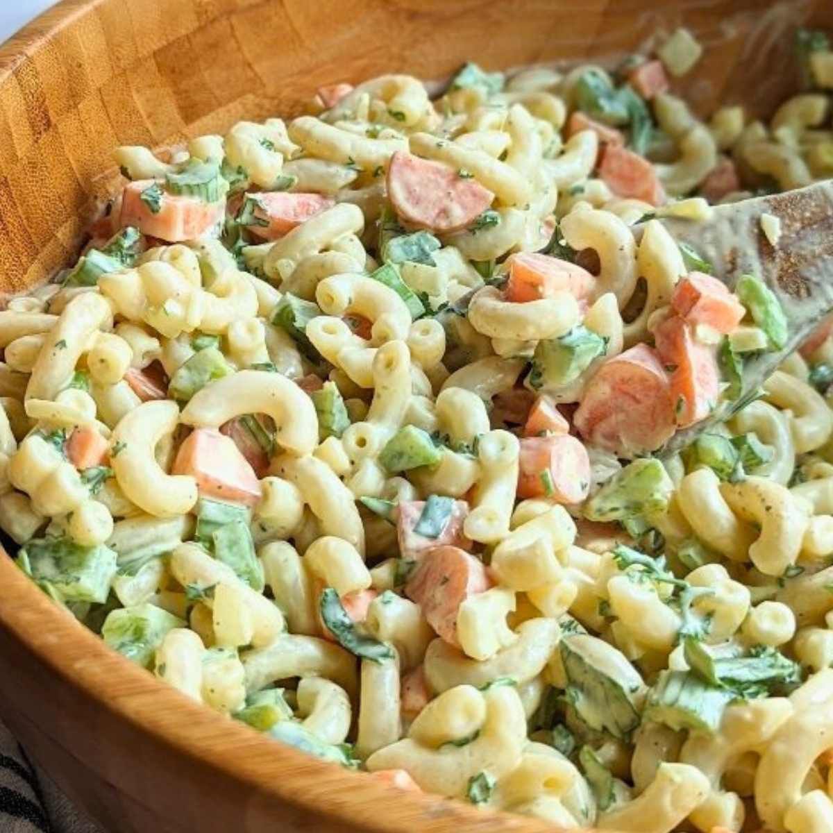low sodium creamy macaroni salad recipe for potluck picnic or party easy low sodium summer bbq recipes