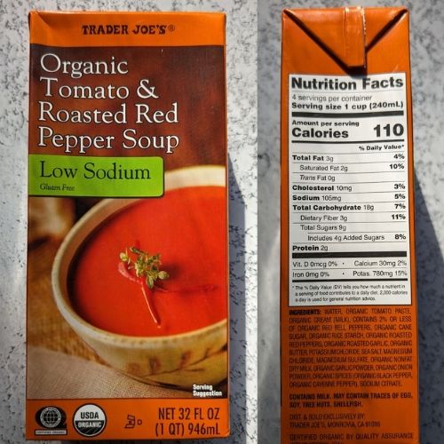 trader joe's low sodium soup recipes tomato and red pepper