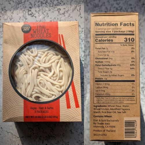 trader joe's thai wheat noodles for ramen and soups low in sodium