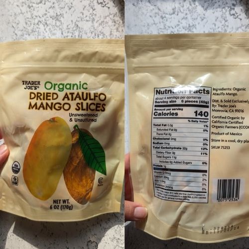 trader joe's low sodium dried fruit like mangoes with no added sodium