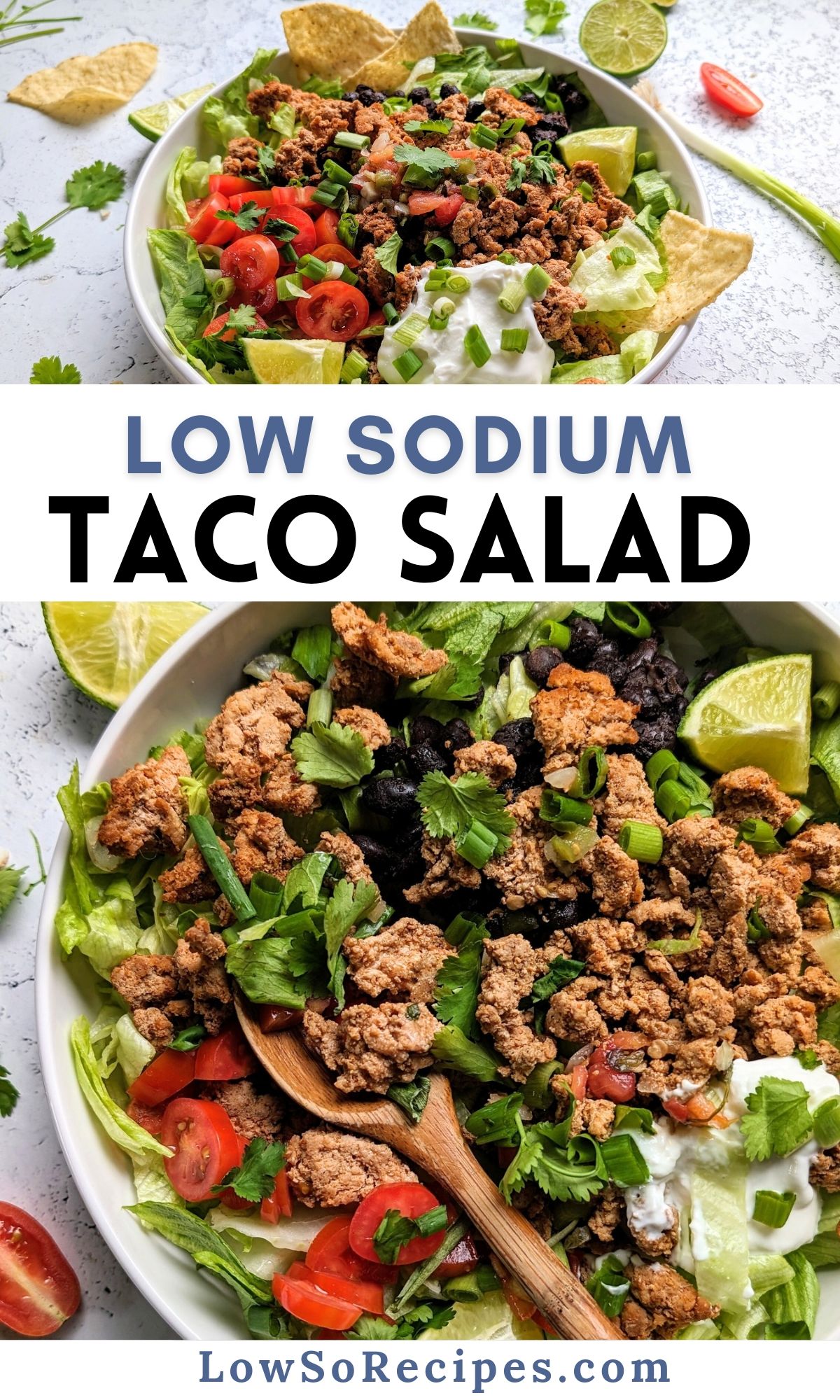 Low Sodium Taco Salad Recipe - Low So Recipes