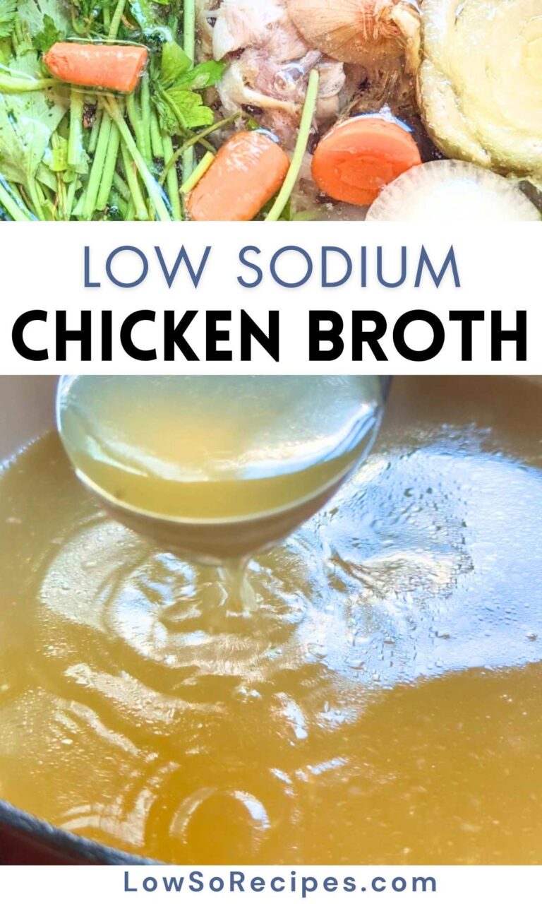 Low Sodium Chicken Broth Recipe (No Salt Added)