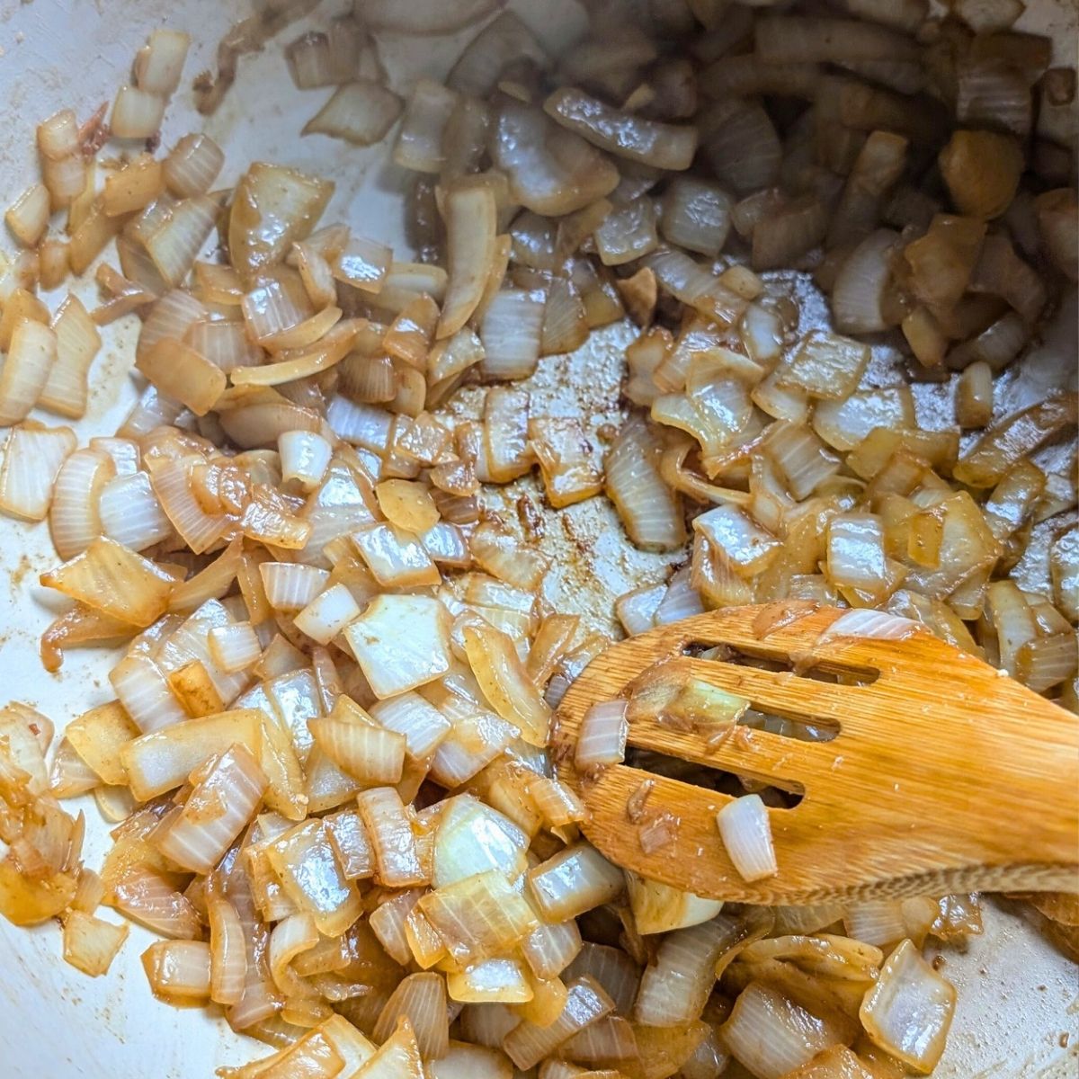 caramelized onions and olive oil in a large pot for low sodium jambalaya.