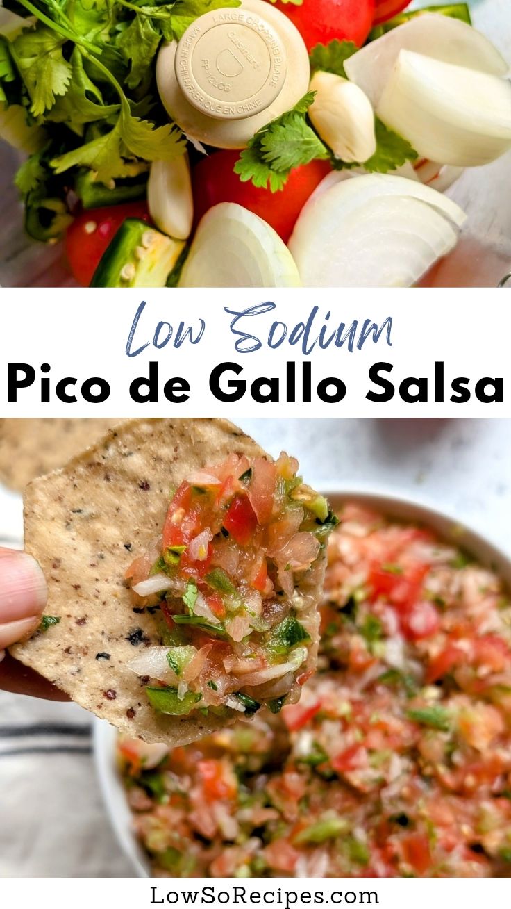 Salt-Free Pico De Gallo Salsa Recipe - Low So Recipes