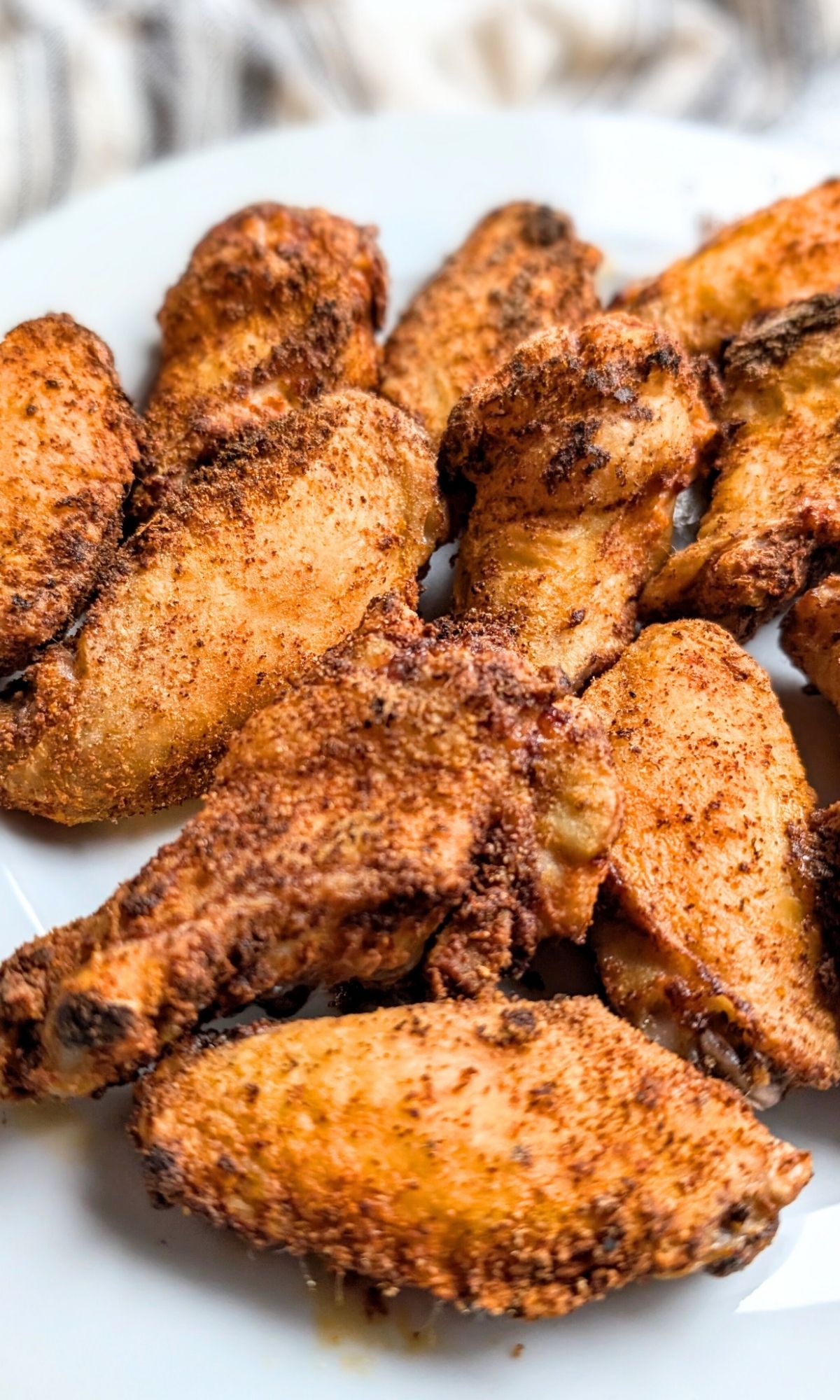 low salt chicken wings for an easy low sodium game day recipe for a party.