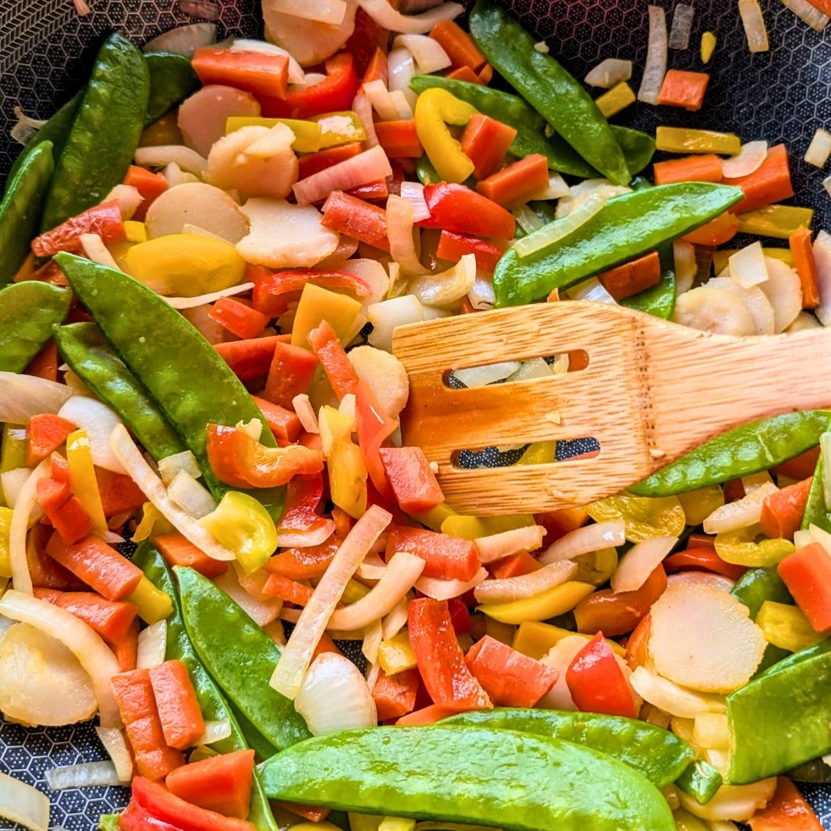 a wok full of no salt added vegetables for a low sodium asian side dish idea for dinner