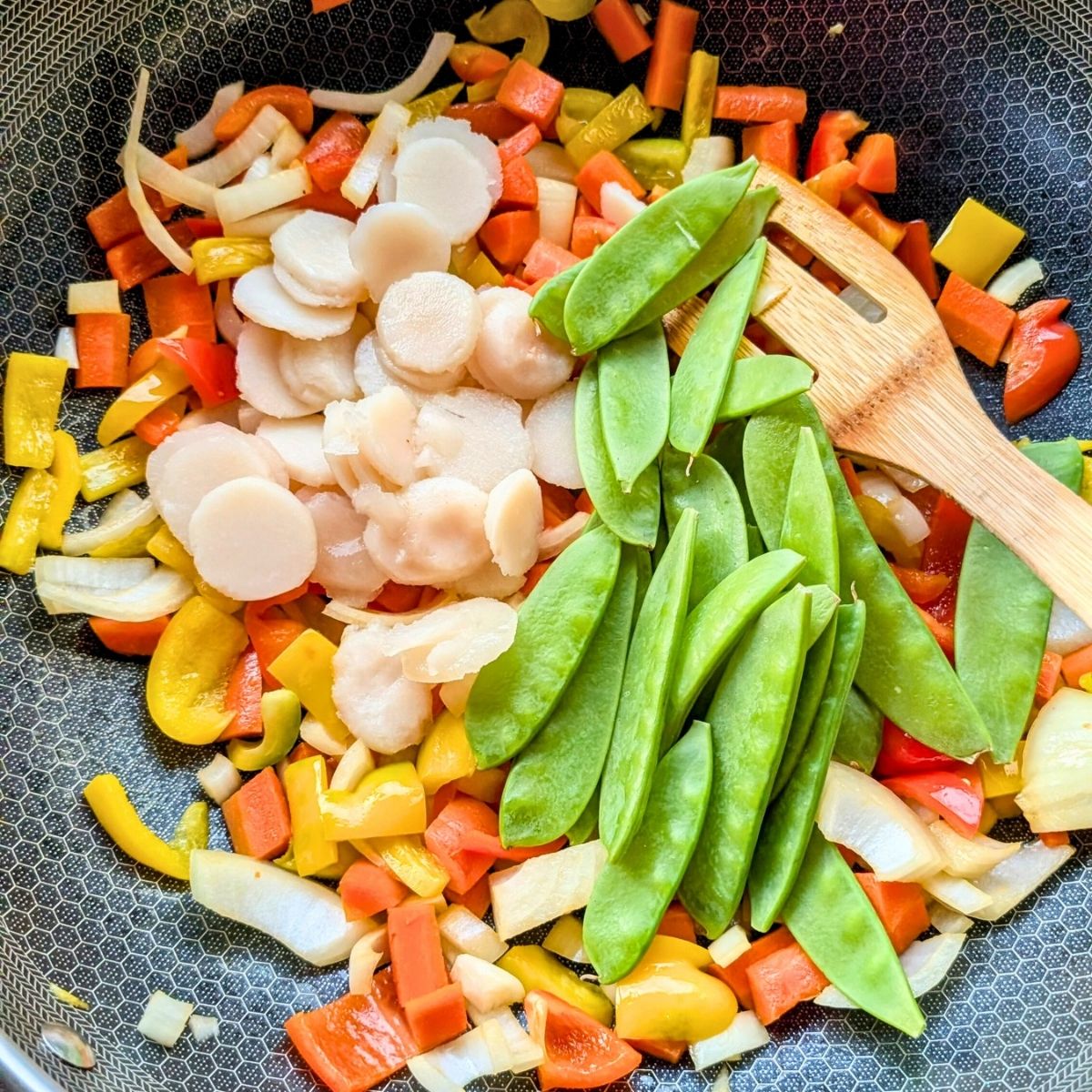 a low salt stir fry recipe with water chestnuts and peapods 